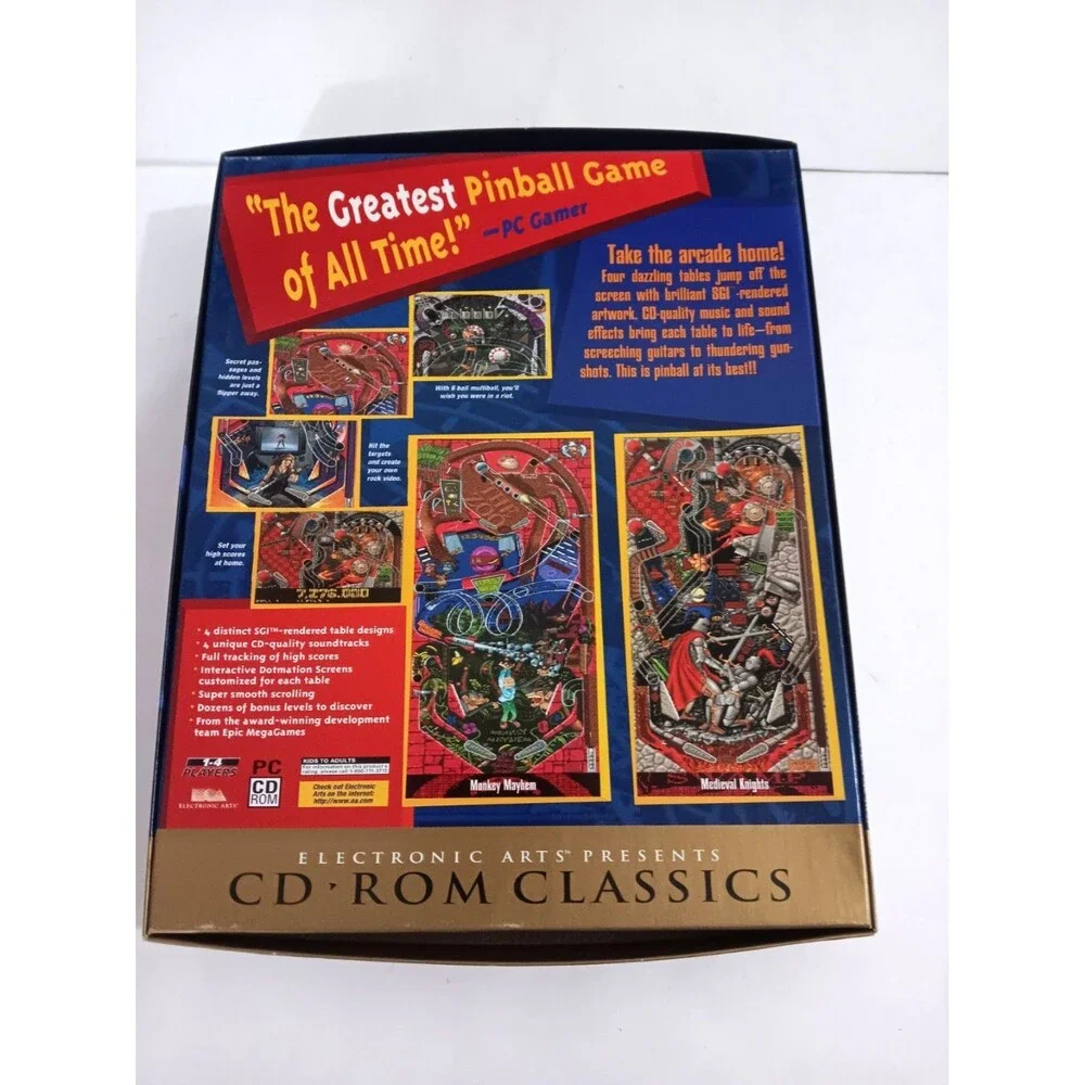 Extreme Pinball CD Rom Classics 1997 EUC